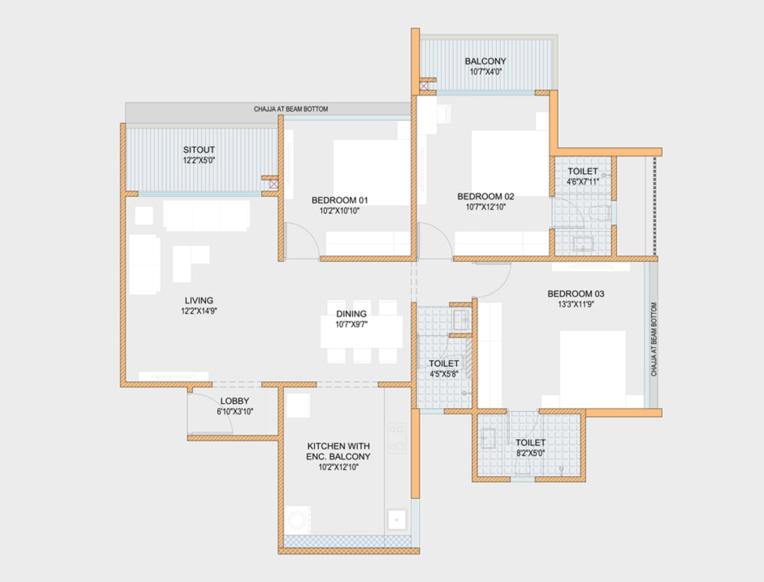 My Home Akurdi 3 BHK